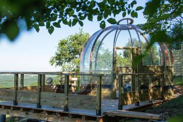 Cottage pour 2 personnes, avec vue et terrasse à Noailhac