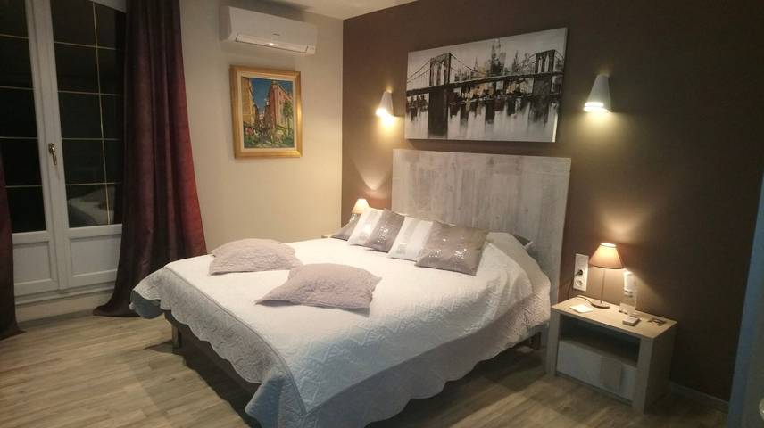 Chambre d’hôte pour 4 personnes, avec jardin, animaux acceptés dans l' Hérault