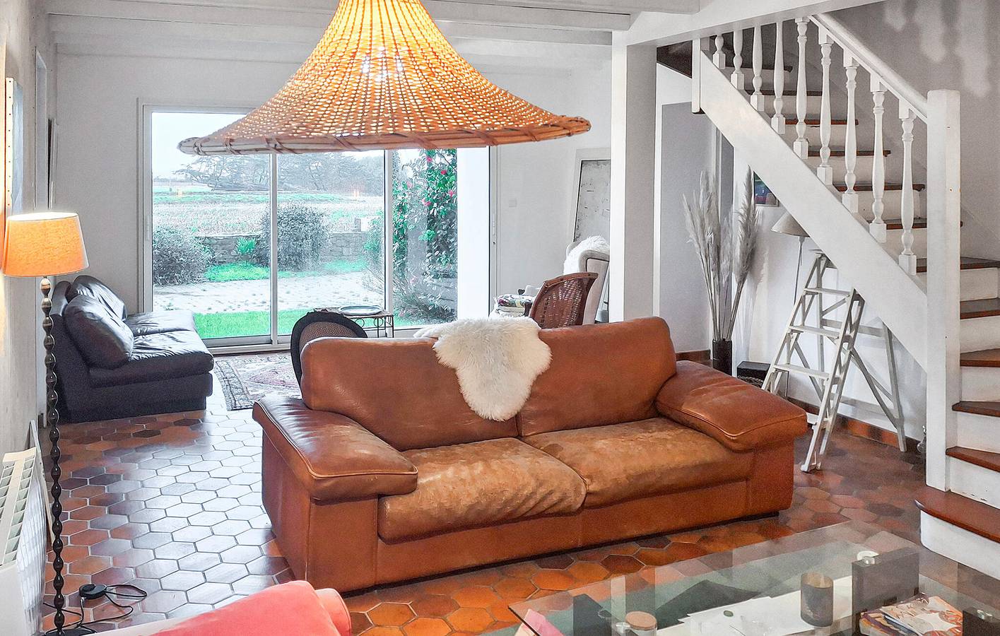 Acogedor apartamento de 2 dormitorios con parking y WiFi a 2 km de la playa in Plouguerneau, Región de Brest