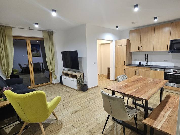Ferienwohnung für 4 Personen, mit Terrasse und Seeblick im Pfaffenwinkel