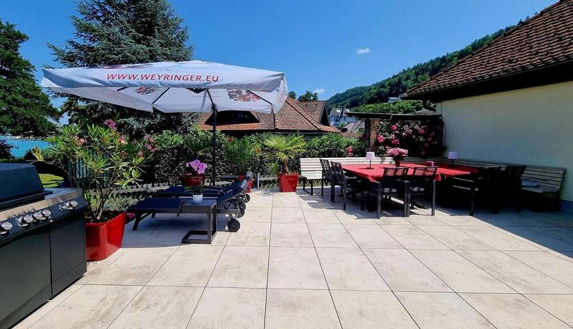 Ferienhaus für 18 Personen, mit Pool und Garten sowie Seeblick und Sauna, mit Haustier am Wörthersee - 4