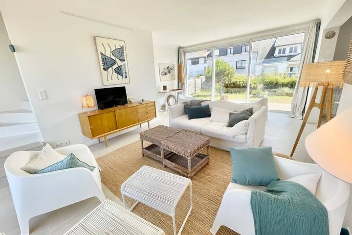 Maison Ultra Coconning Jardin Face aux plages in Le Fort-Bloqué, Ploemeur