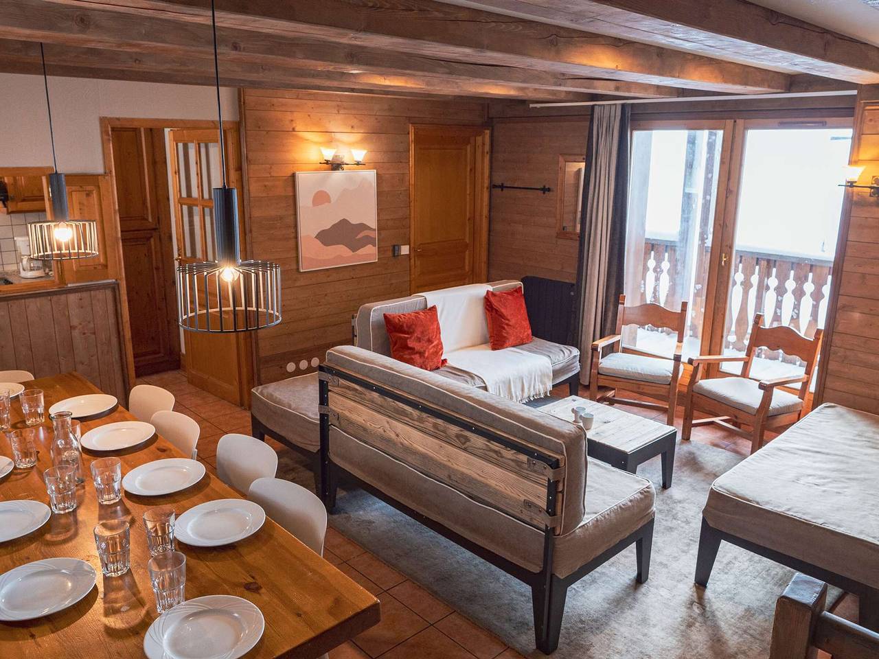 Chalet triplex à Val Thorens - 10 pers, cheminée, à 50m des pistes in Val Thorens, Massif de la Vanoise