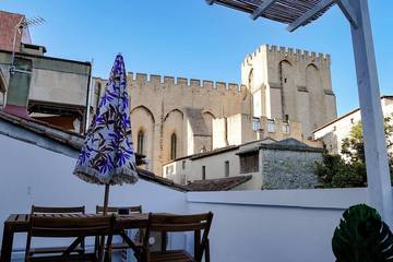 Gîte pour 4 personnes, avec terrasse, animaux acceptés dans Théâtre des Halles