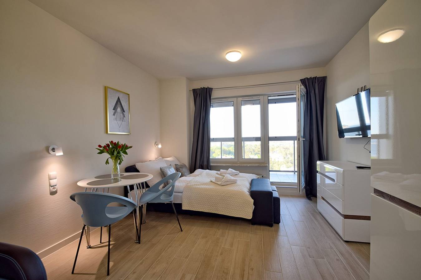 Ganzes Studio, Studio für 3 Personen mit Balkon/Terrasse in Międzyzdroje, Misdroy (Gemeinde)