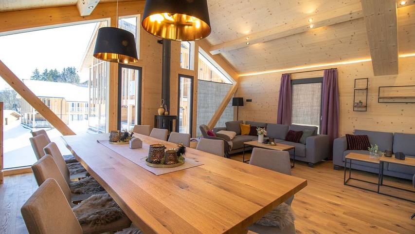 Chalet für 8 Personen, mit Terrasse und Whirlpool sowie Sauna in Haus - 3