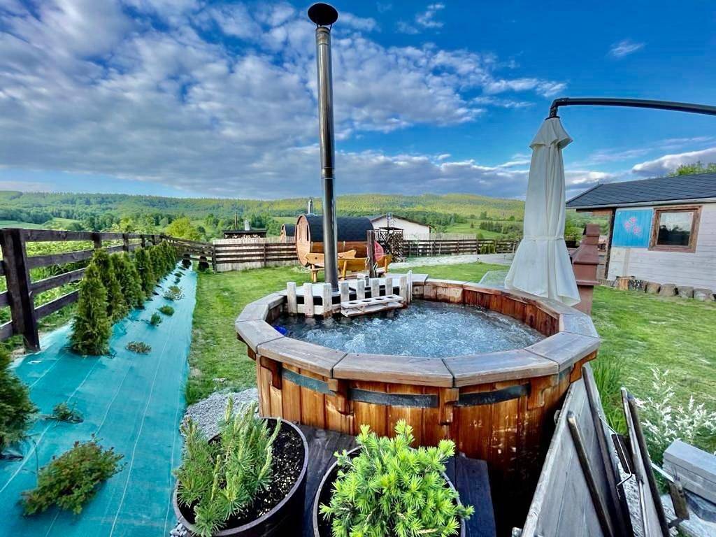 Domek letniskowy dla 4 osób z taras in Karpaty (Polska)