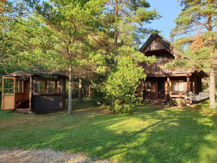 Ferienhaus für 4 Personen, mit Balkon und Terrasse sowie Garten und Sauna in Estland