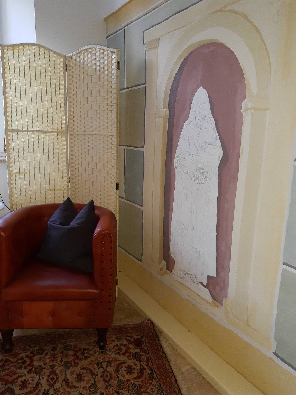 "Giordano Bruno" (Einzelzimmer, Pension an der Klosterpforte) in Steingaden, Bayerische Alpen