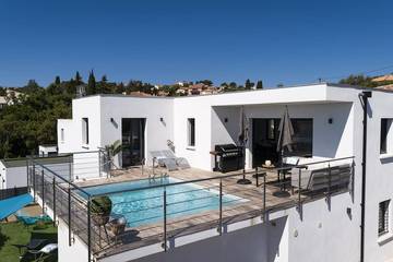 Villa pour 8 personnes, avec terrasse, animaux acceptés dans Saint-Aygulf