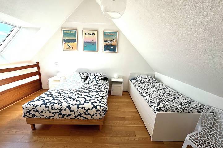 Apartamento entero, Feet in the water, breathtaking 180° sea view! in Port-Louis, Côte des Mégalithes