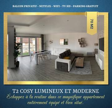 Gîte pour 4 personnes, avec balcon et vue à Graulhet