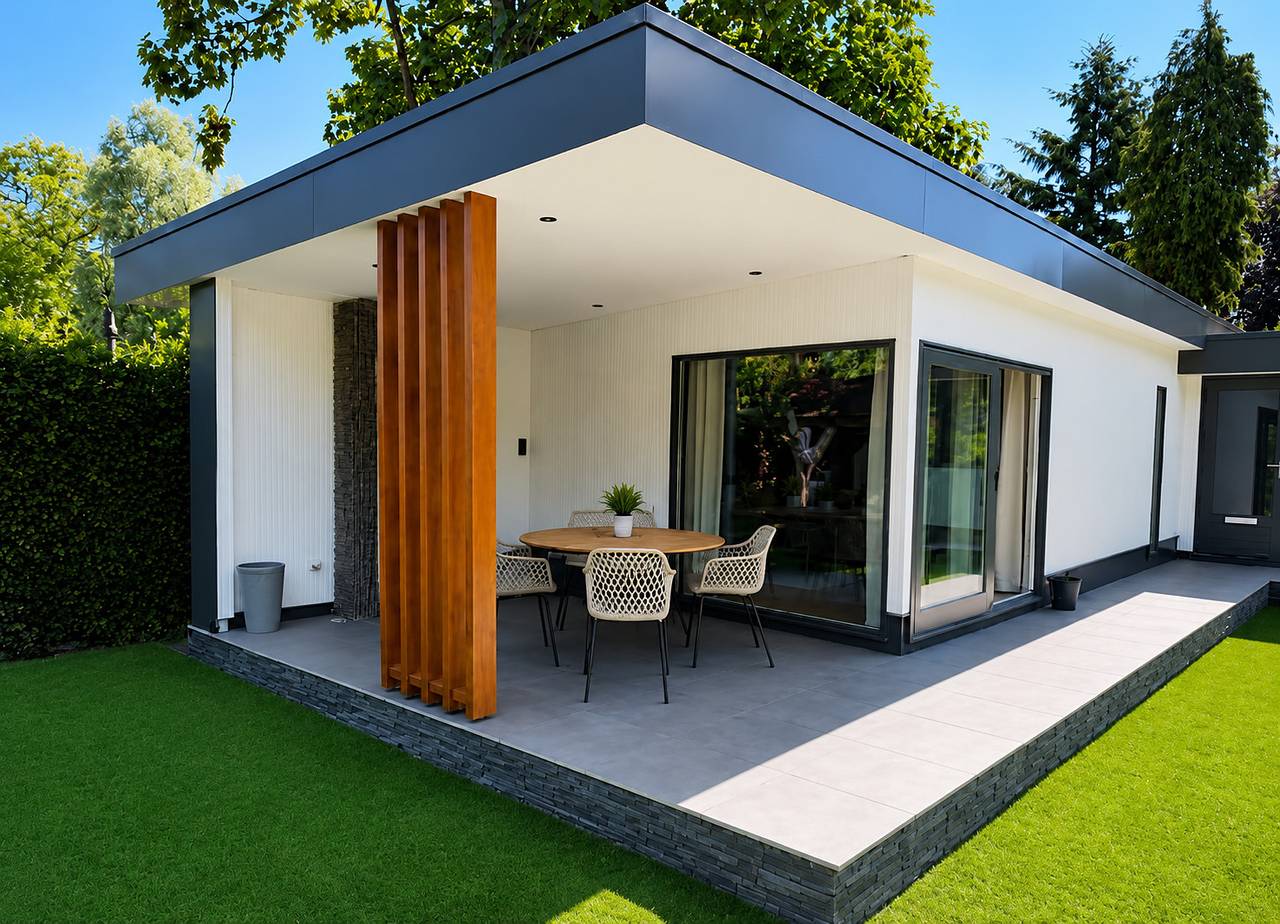 Bungalowpark Het Verscholen Dorp — Family Lodge | 6 Personen in Harderwijk, Veluwe