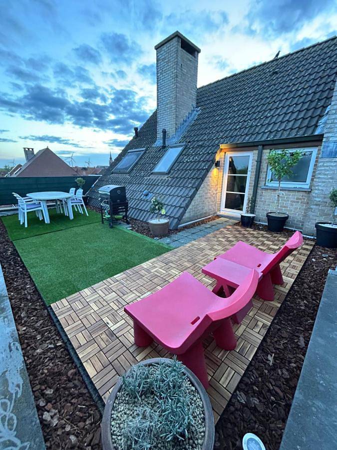 Gîte pour 5 personnes, avec vue et balcon à Boom