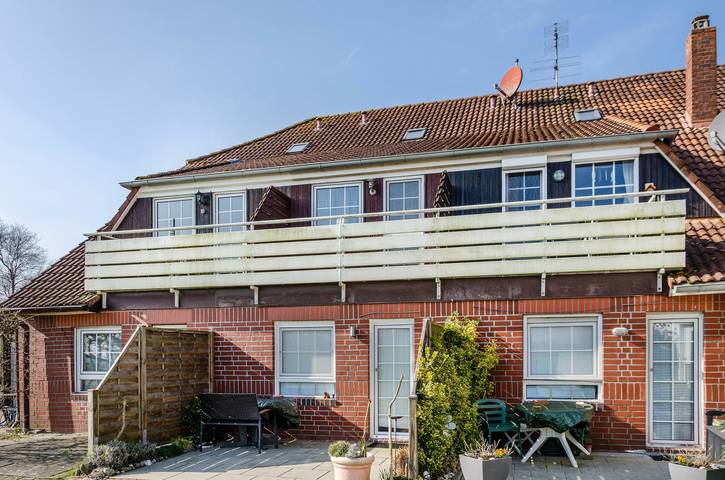 Geheel appartement, Appartement 'Ruheinsel' met gedeeld terras, gedeelde tuin en balkon in Jade , Wesermarsch