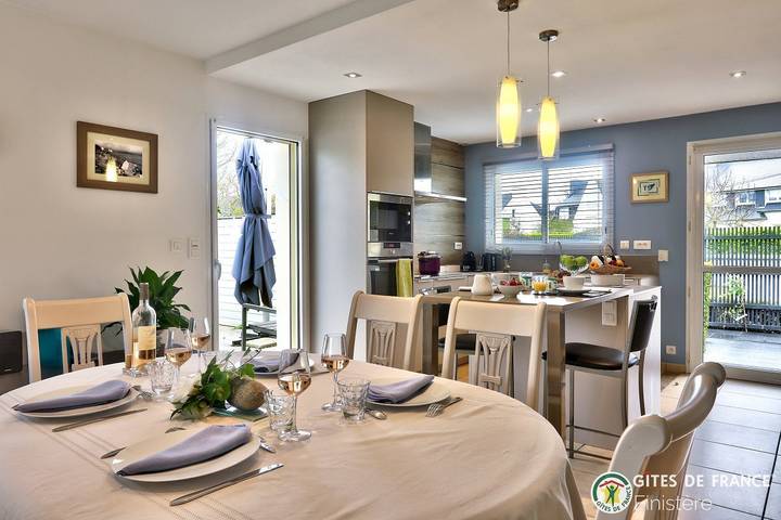 Maison de vacances pour 4 personnes, avec terrasse et jardin à Loctudy