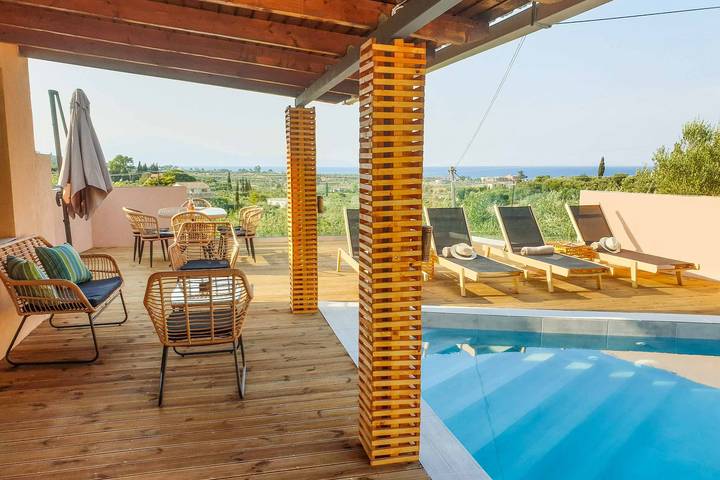 Villa mit pool für 4 Personen, mit Garten und Terrasse sowie Pool auf Zakynthos - 2
