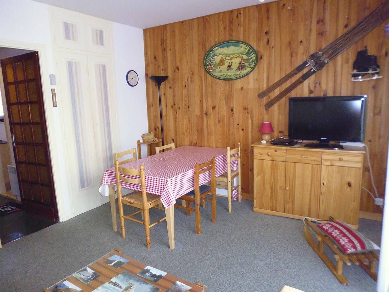 Estudio entero, Estudio cabina 4 pers. a pie de pistas en Gourette in Gourette, Eaux-Bonnes