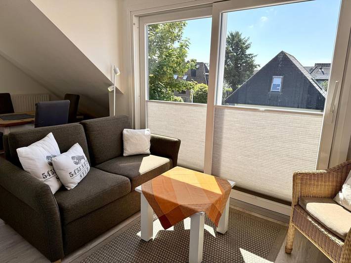 Ganze Wohnung, Schöne 2-Zimmer-Ferienwohnung mit Südbalkon, ruhig und strandnah gelegen in Westerland, Sylt (Gemeinde)