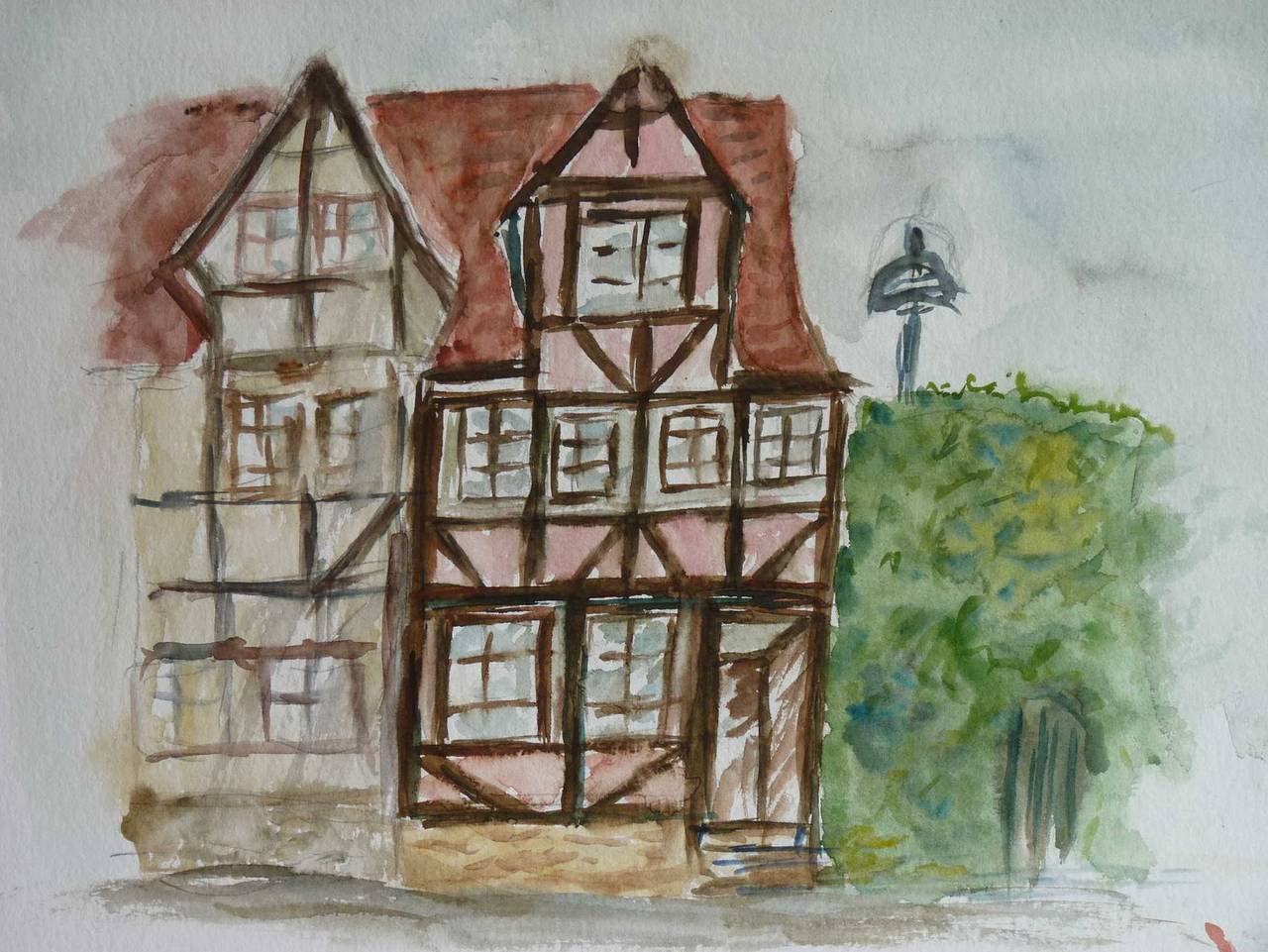 Ganze Ferienwohnung, Ferienhaus Rosa Blume - Ferienhaus Rosa Blume in Hann. Münden, Werratal