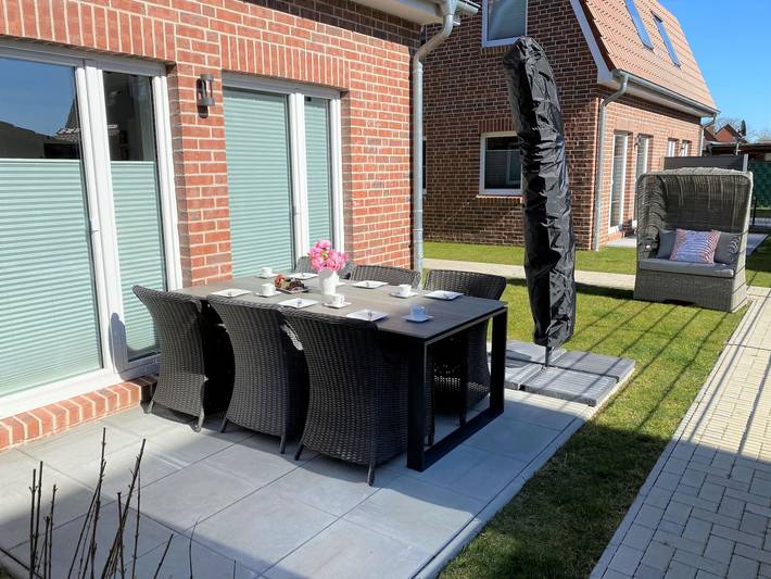 Ferienhaus für 6 Personen, mit Terrasse und Garten sowie Sauna in Carolinensiel
