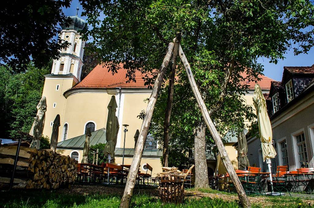 Wallfahrts-Gaststätte Heilbrünnl - Doppelzimmer (20 qm) mit tollem Panoramaausblick in Roding, Ostbayern