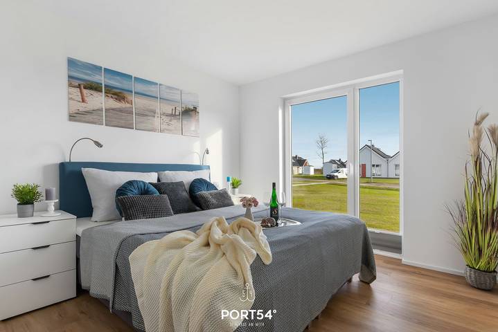 Ferienhaus mit Meerblick für 5 Personen, mit Terrasse und Garten sowie Sauna in Schleswig-Holstein