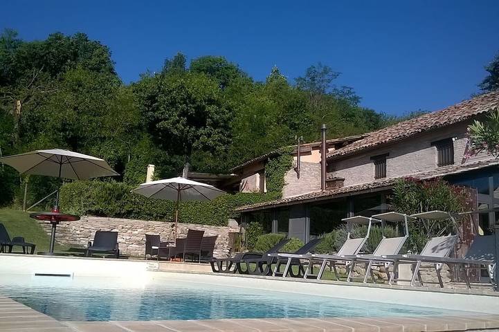 Ferienhaus für 10 Personen, mit Garten