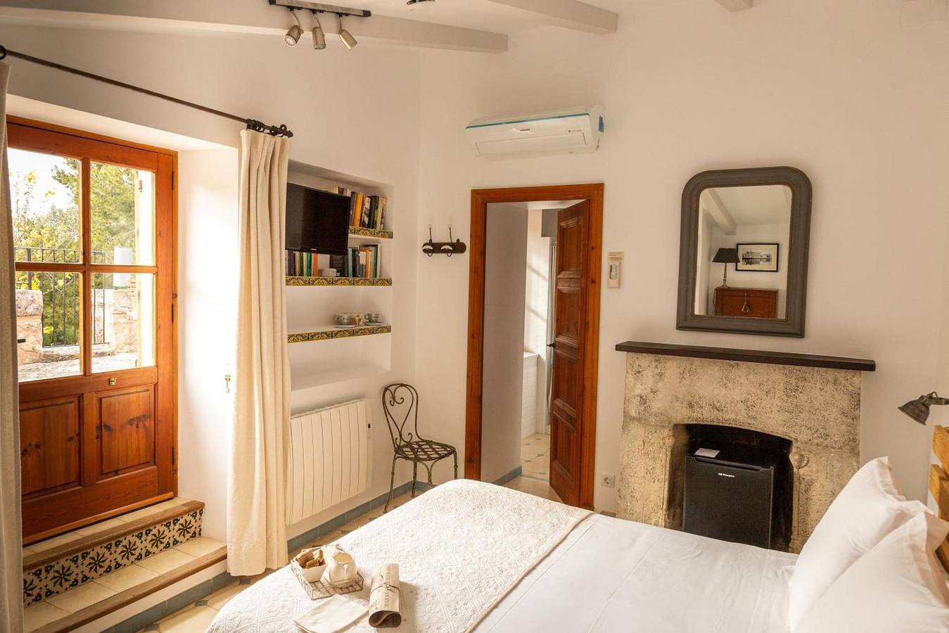 Zimmer 'Doble Con Terraza' mit Bergblick, Wi-Fi und Klimaanlage in Sa Cabaneta, Marratxí
