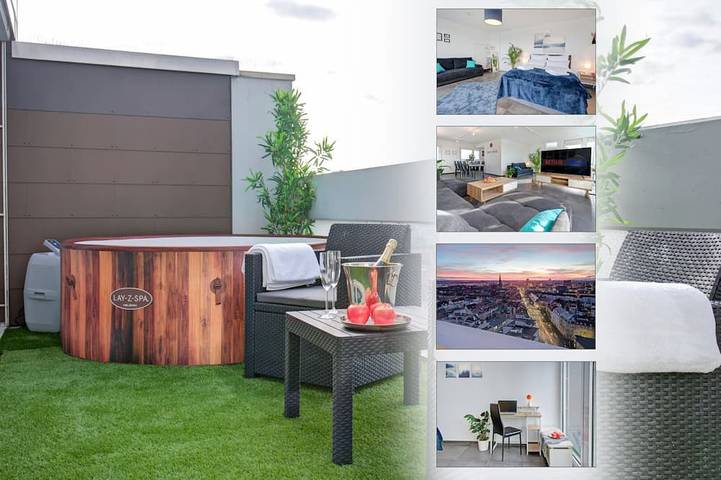 Appartement de vacances pour 9 personnes, avec jacuzzi et balcon - 1