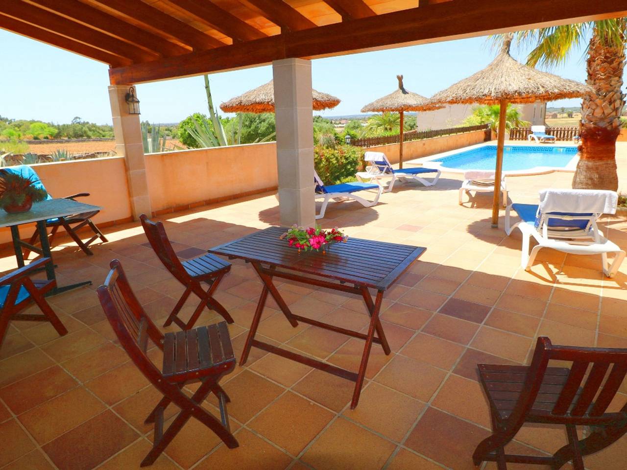 Großes Landhaus auf Mallorca für 10 Pers mit privatem Pool in Campos in Campos, Mallorca Süden