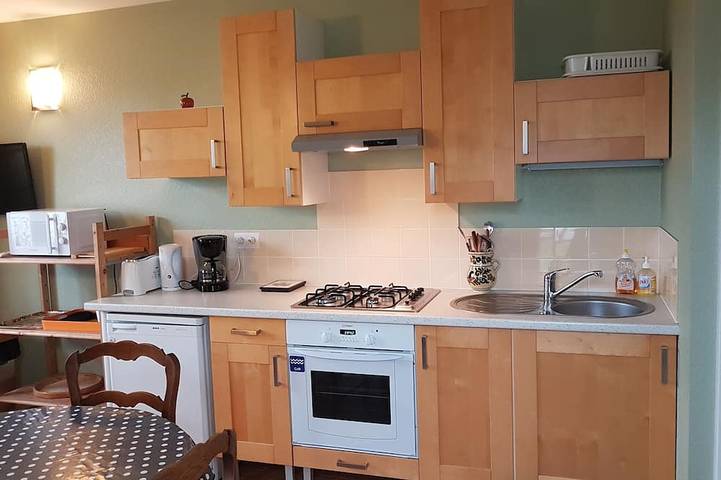 Appartement de vacances pour 3 personnes, avec Balcon et Jardin
