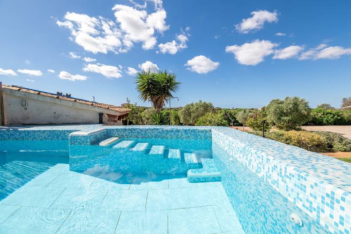 Landhuis 'Sa Vela' met privézwembad, Wi-Fi en airconditioning in Campos, Zuid-Mallorca