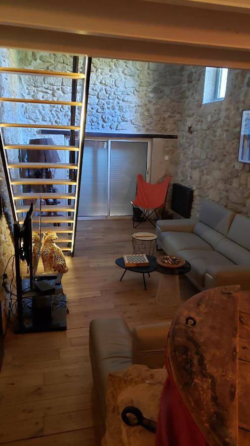 Location de vacances pour 2 personnes, avec vue et terrasse ainsi que jardin et piscine à Foulayronnes - 4