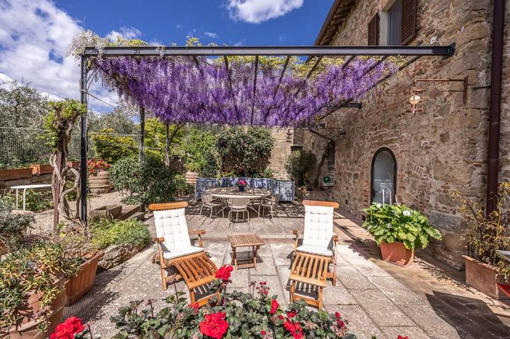 Ferienwohnung für 4 Personen, mit Garten in Pienza