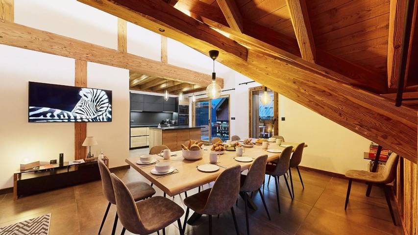 Appartement de vacances pour 11 personnes, avec sauna ainsi que balcon et vue - 1