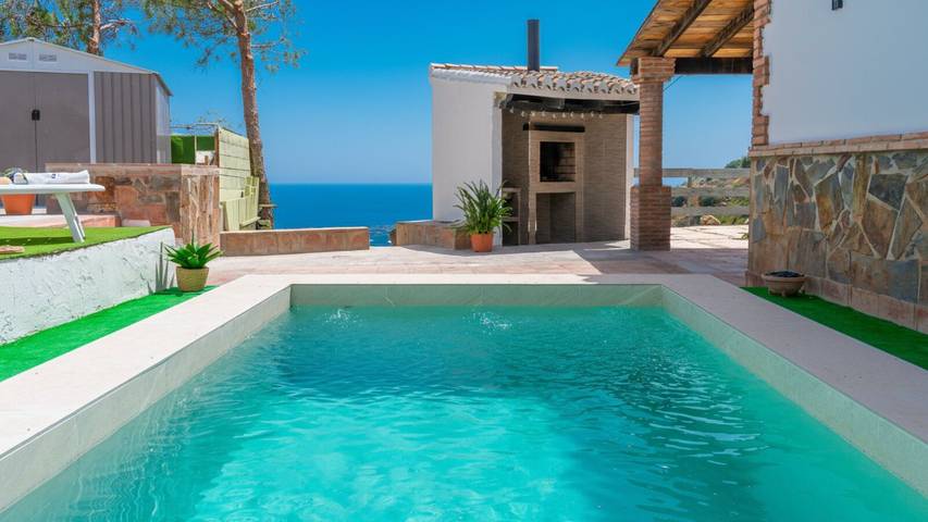 Casa rural para 6 personas, con balcón/terraza y piscina en Arenas - 4