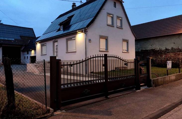 Cottage pour 4 personnes, avec terrasse et jardin, animaux acceptés dans Riedseltz