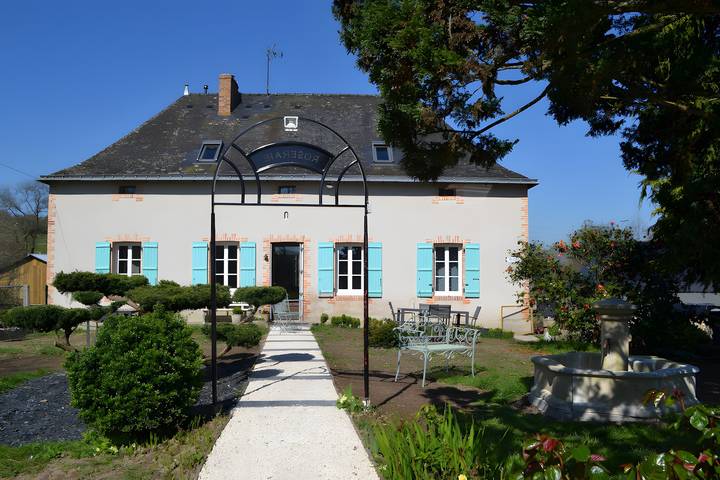 Chambre d’hôte pour 2 personnes, avec jardin, adapté aux familles dans Maine-et-Loire