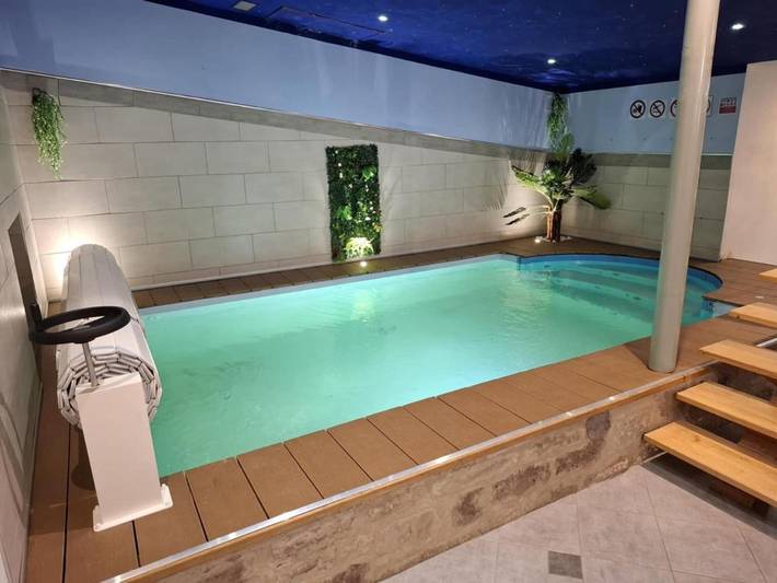 Maison de vacances pour 8 personnes, avec piscine et jardin, animaux acceptés