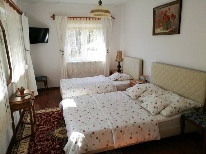 Apartament wakacyjny dla 4 osób, z ogród i widok oraz taras w Inwałd