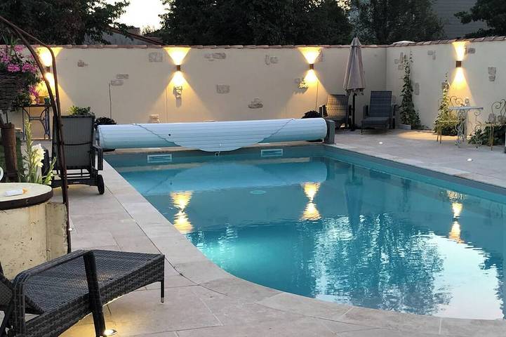 Maison de vacances pour 8 personnes, avec jacuzzi ainsi que terrasse et jardin