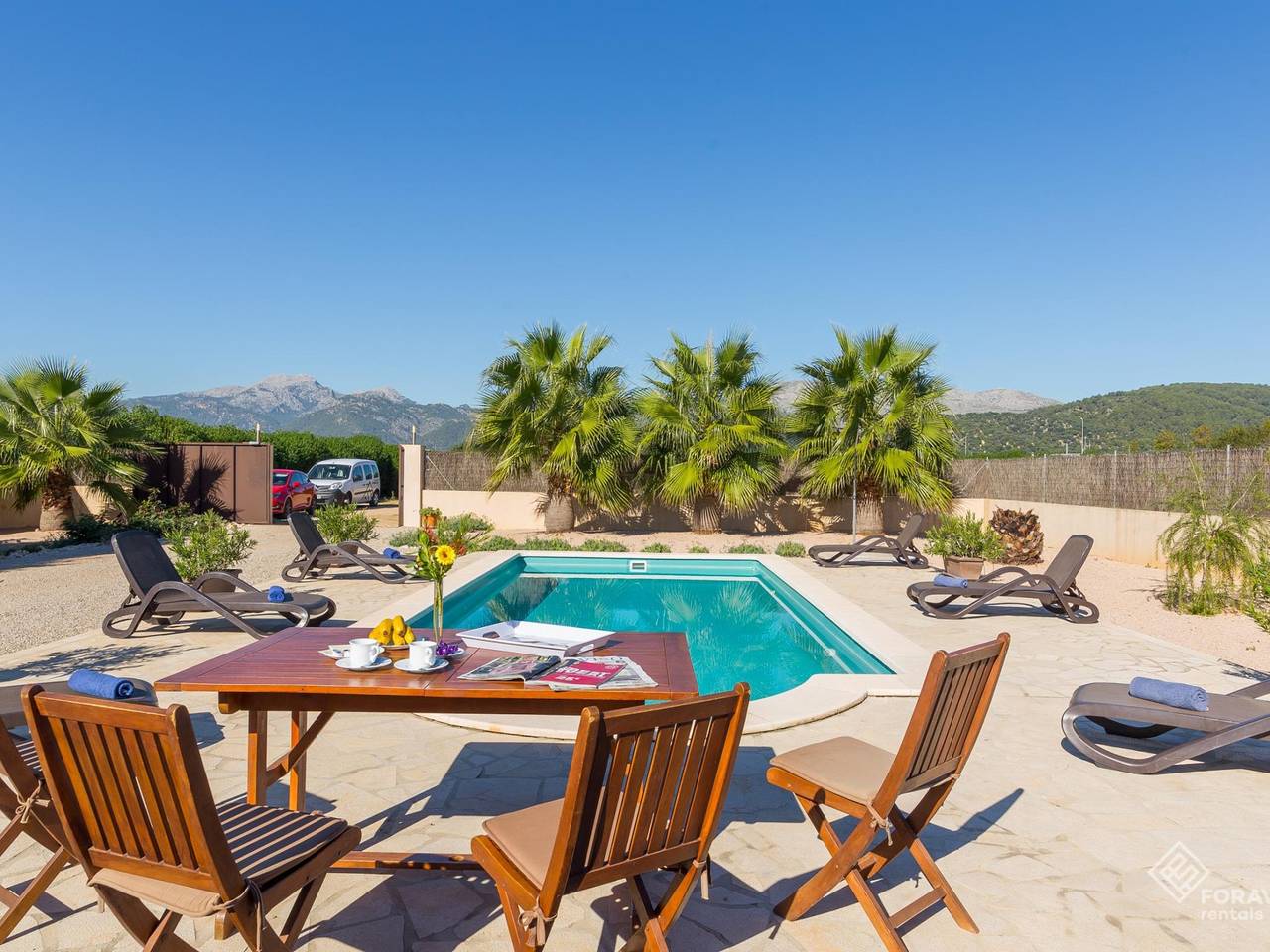 Can Melis - Moderne Villa mit Pool in der Nähe von Campanet in Campanet, Mallorca Inselmitte