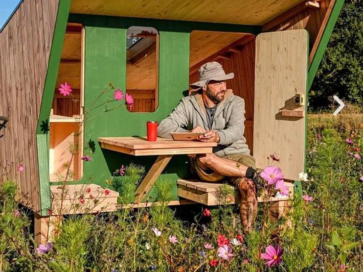 Camping La Sinope - Hébergement 2 personnes - Cabane 2 personnes in Quinéville, Région de Cherbourg