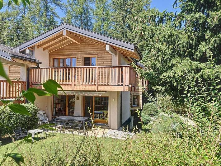 Chalet pour 8 personnes, avec Balcon et Vue à Crans-Montana