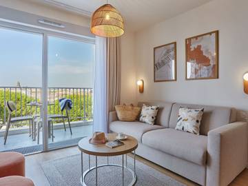 Gîte pour 6 personnes, avec balcon ainsi que bassin pour enfant et sauna dans Plage de Foncillon