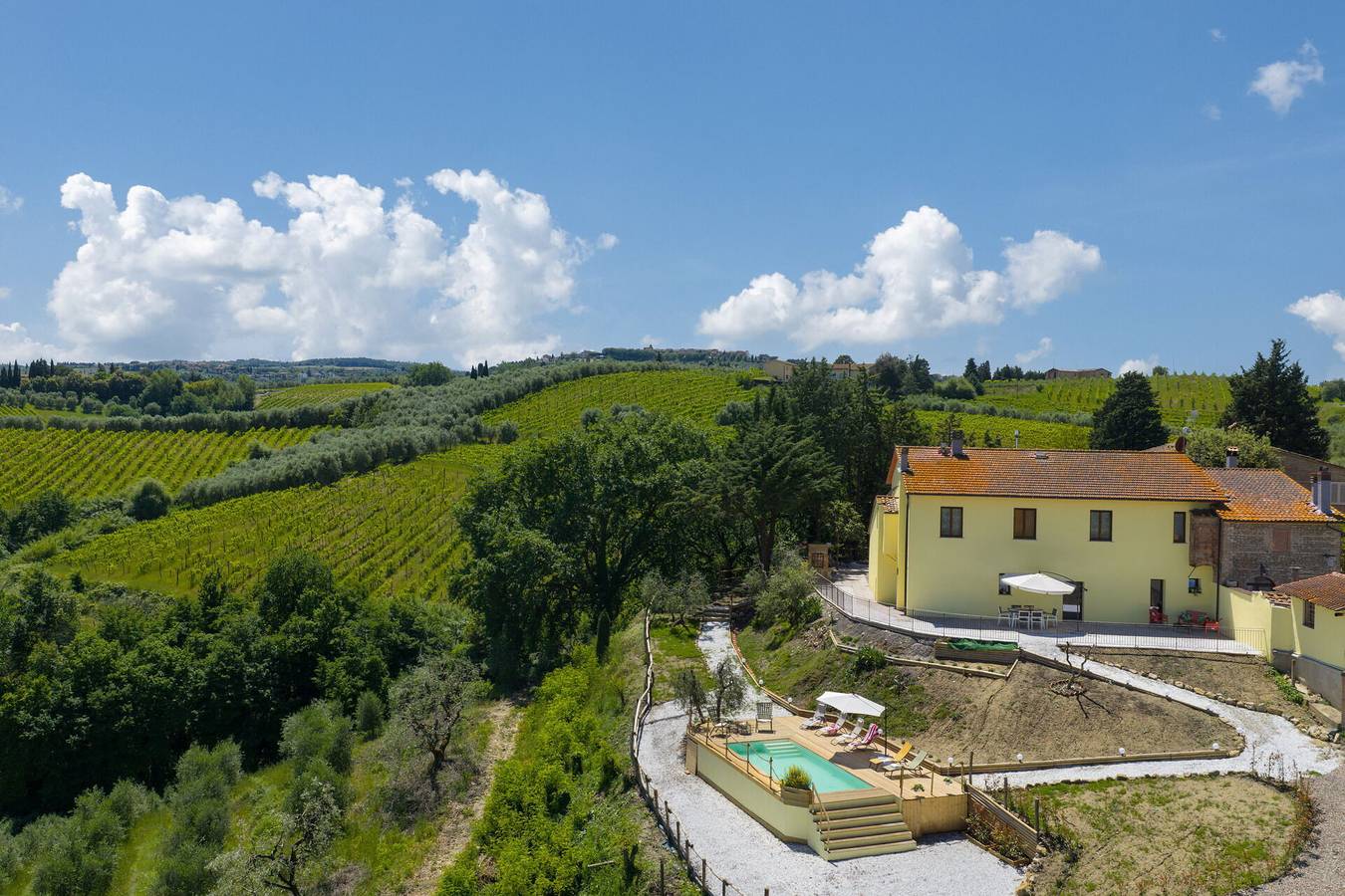 Villa i Fiori in Montaione, Chianti