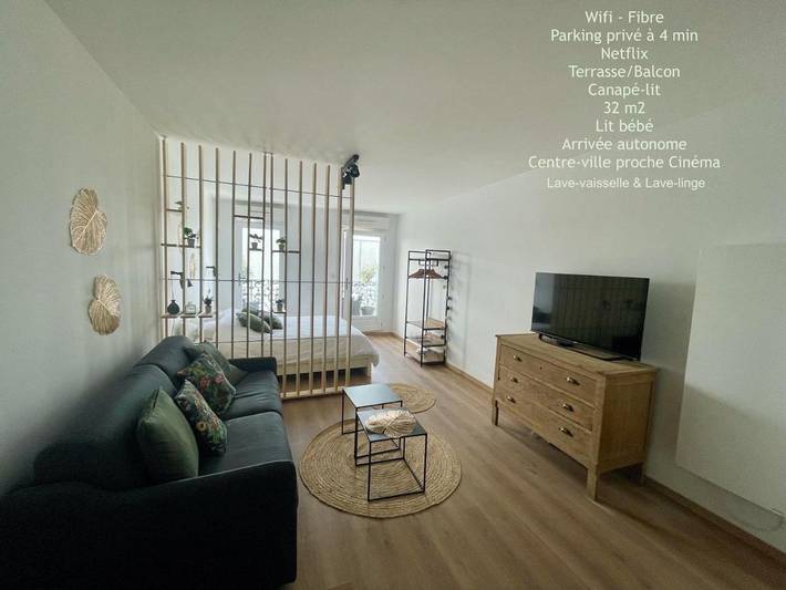 Gîte pour 4 personnes, avec vue et balcon dans Les Enfants du Paradis - 2