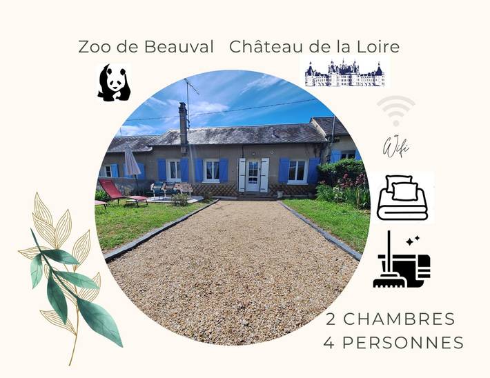 Gîte pour 4 personnes, avec jardin et terrasse - 1