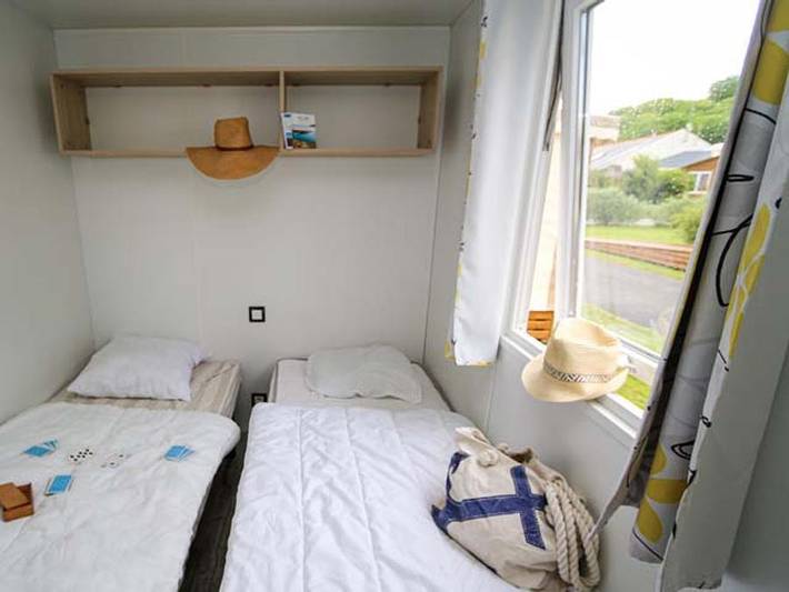 Camping Mirabel Les Mielles - Mobilheim 6 personen - 3 Zimmer in Saint-Cast-le-Guildo, Dinan und Umgebung